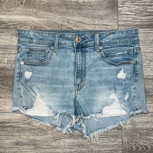 American Eagle Outfitters Next Level Stretch Hi-Rise Shortie Shorts size 8
